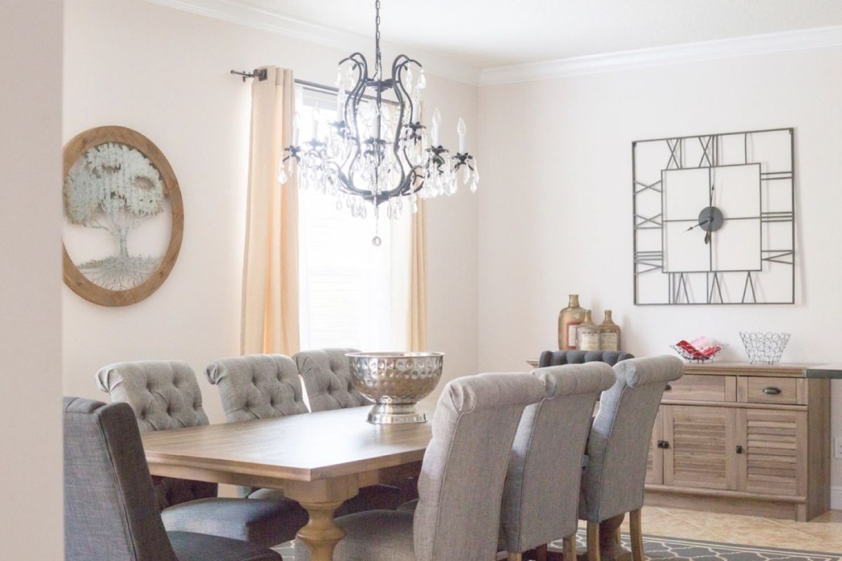 Glass Top Dining Table